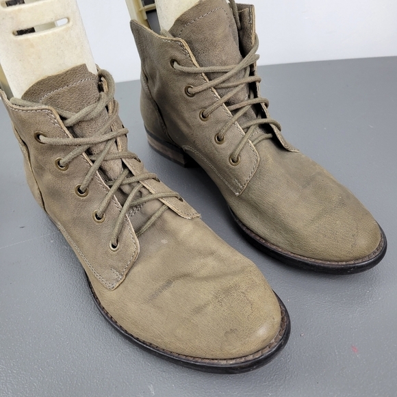 Sam Edelman Lace-Up Leather Boots - Picture 2 of 7
